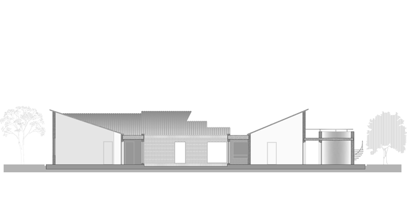 Corte B :: Proyecto Casa Ñaña