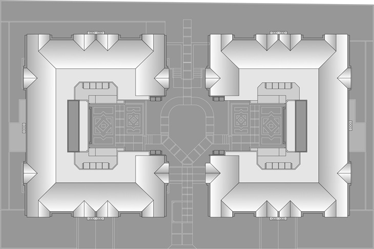 Cubiertas :: Proyecto Los Bugambiles | Diseño: Daniel Winograd y Luis Jorge Perry