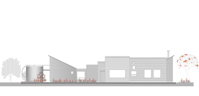 Fachada Oriental :: Proyecto Casa Ñaña