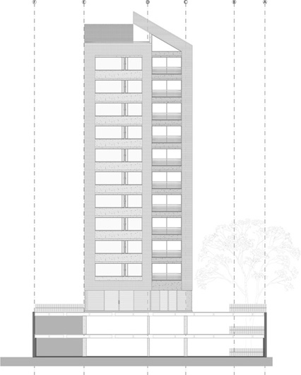 Fachada Sur Oriental :: Proyecto Resguardos de Sotileza