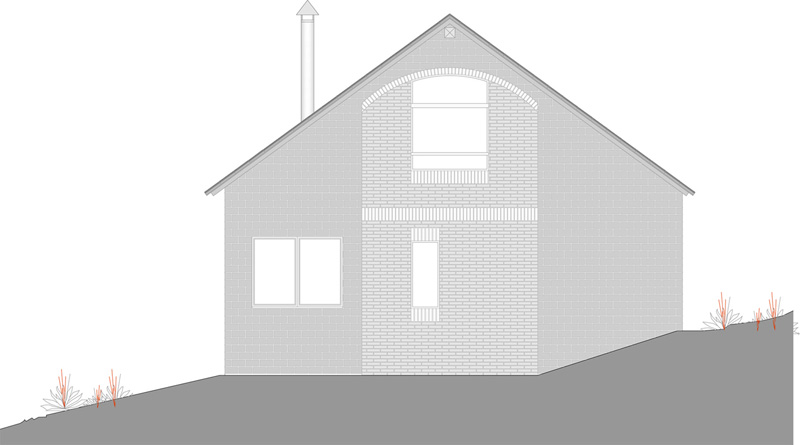 Fachada Sur :: Proyecto Rucauma