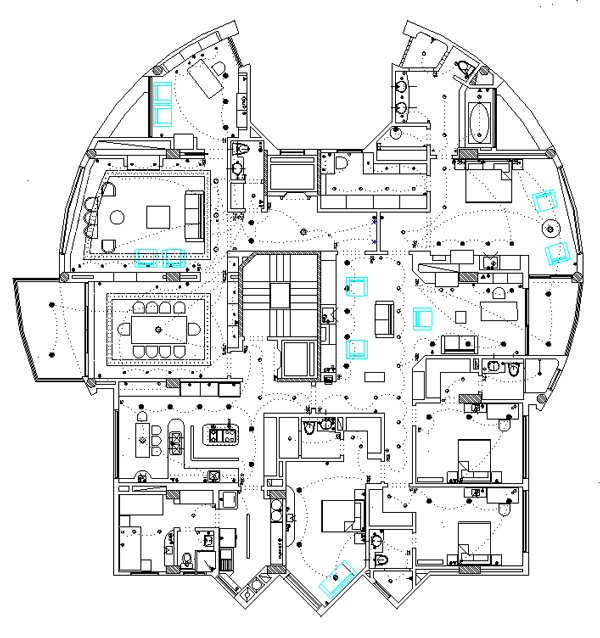 Apartamento Planta 2 :: Proyecto Bosques de Alava | Diseño: Daniel Winograd, Álvaro Rincón y Mauricio Salguero